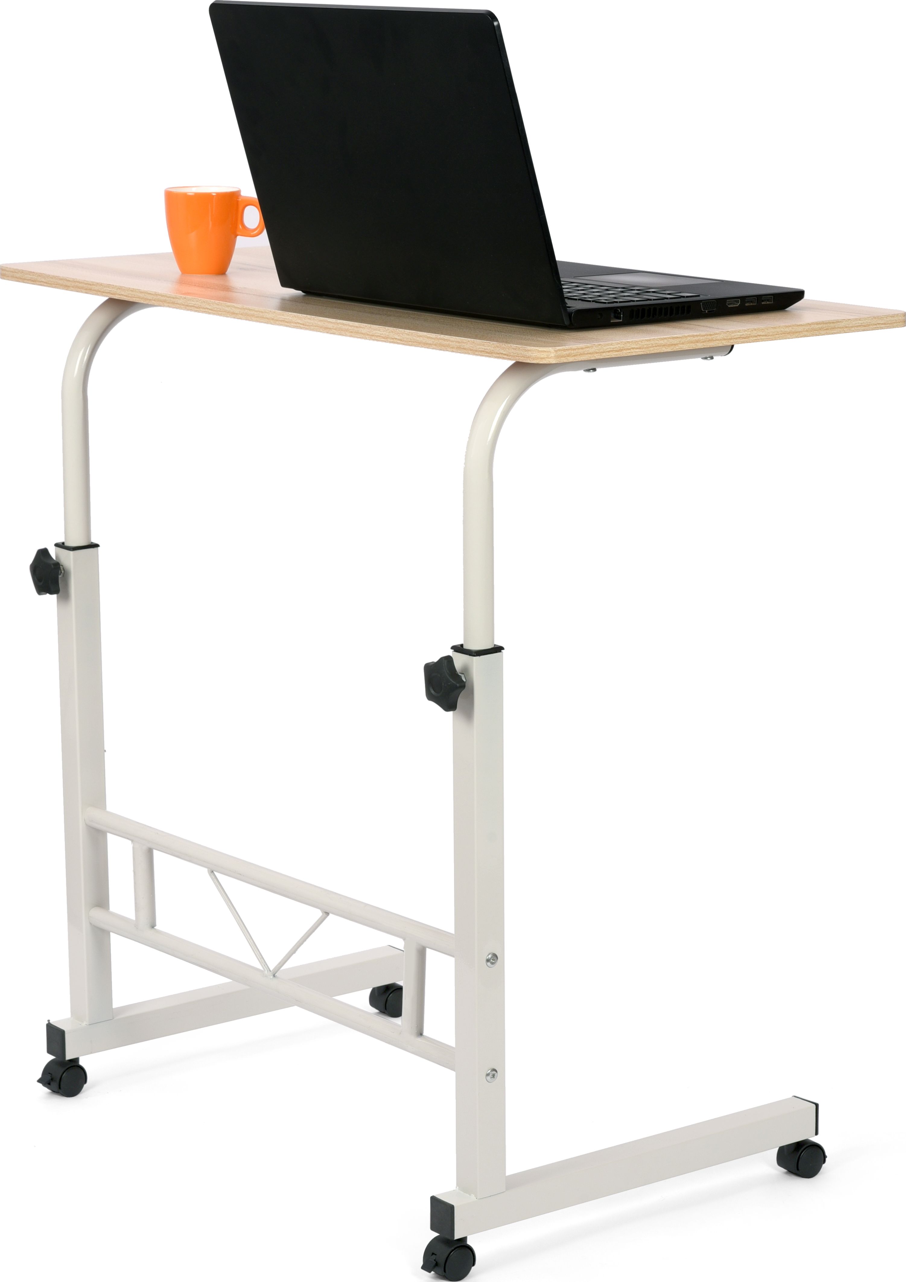 Large Bedside Table Rolling Laptop Table Height Adjustable - Large Bedside Table Rolling Laptop Table Height Adjustable