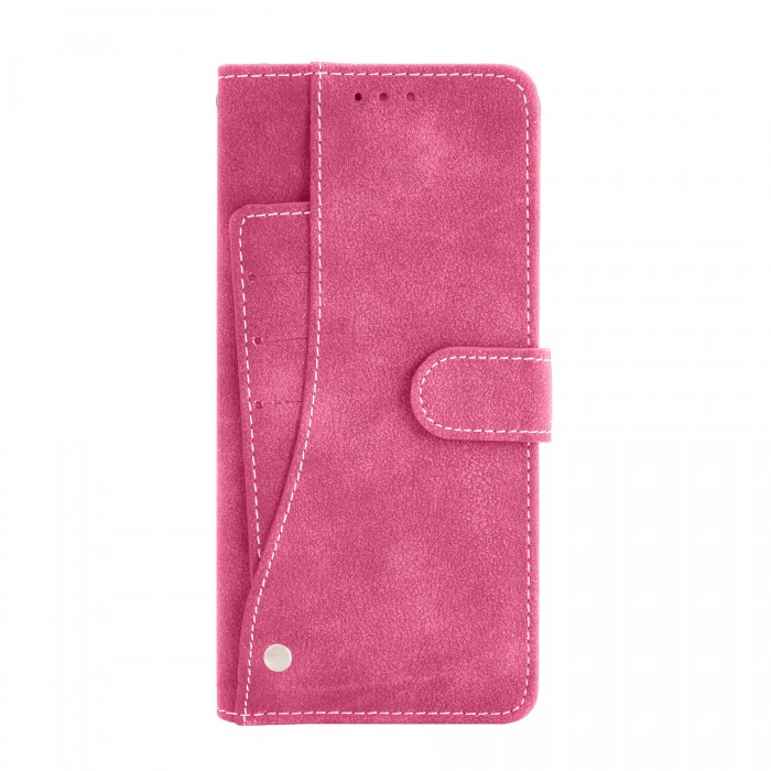 Cubix Flip Cover for Samsung Galaxy Note 8 Slide Out Pouch Leather Wallet Case Protective Back Cover (Pink)