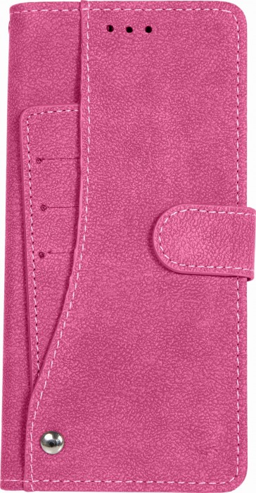 Cubix Flip Cover for Samsung Galaxy Note 9 Slide Out Pouch Leather Wallet Case Protective Back Cover (Pink)