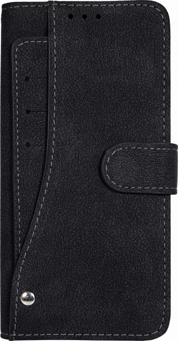Cubix Flip Cover for Samsung Galaxy Note 9 Slide Out Pouch Leather Wallet Case Protective Back Cover (Black)