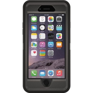 Cubix DEFENDER SERIES Case for Apple iPhone 6 & iPhone 6S - BLACK 360 Degree Case Protects Front and Back