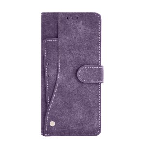 CUBIX Flip Cover for Samsung Galaxy Note 8 Slide Out Wallet Pouch Leather Case All In-One Wallet Case with Credit Card ID Holder Money Pocket Heavy Duty Protective Cover (PURPLE)