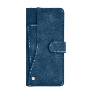 CUBIX Flip Cover for Samsung Galaxy Note 8 Slide Out Wallet Pouch Leather Case All In-One Wallet Case with Credit Card ID Holder Money Pocket Heavy Duty Protective Cover (BLUE)