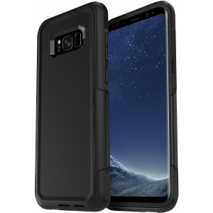 Cubix DEFENDER SERIES Case for Samsung Galaxy S8 plus / Galaxy S8+ - BLACK 360 Degree Case Protects Front and Back