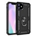 Cubix Apple iPhone 11 Case Robot Series Back Cover Scratch Free Slim Hybrid Defender Bumper shock proof Case Cover With Kick Stand (Black)