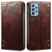 Cubix Flip Cover for Samsung Galaxy A72 Case Premium Luxury Leather Wallet Folio Case Magnetic Closure Flip Cover with Stand and Credit Card Slot (Coffee)