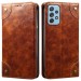 Cubix Flip Cover for Samsung Galaxy A72 Case Premium Luxury Leather Wallet Folio Case Magnetic Closure Flip Cover with Stand and Credit Card Slot (Brown)