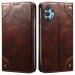 Cubix Flip Cover for Samsung Galaxy A32 Case Premium Luxury Leather Wallet Folio Case Magnetic Closure Flip Cover with Stand and Credit Card Slot (Coffee)
