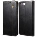 Cubix Flip Cover for Apple iPhone 8 Plus / iPhone 7 Plus, Handmade Leather Wallet Case with Kickstand Card Slots Magnetic Closure for Apple iPhone 8 Plus / iPhone 7 Plus (Black)