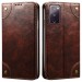 Cubix Flip Cover for Samsung Galaxy S20 FE / S20 FE 5G Case Premium Luxury Leather Wallet Folio Case Magnetic Closure Flip Cover with Stand and Credit Card Slot (Coffee)